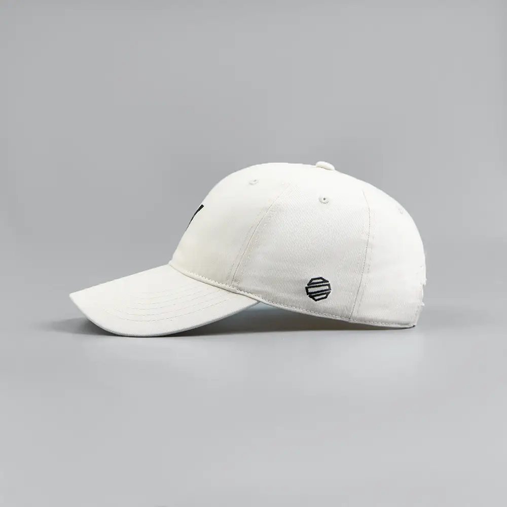 Women's White Embroidered Baseball Cap Spring New — feature 5