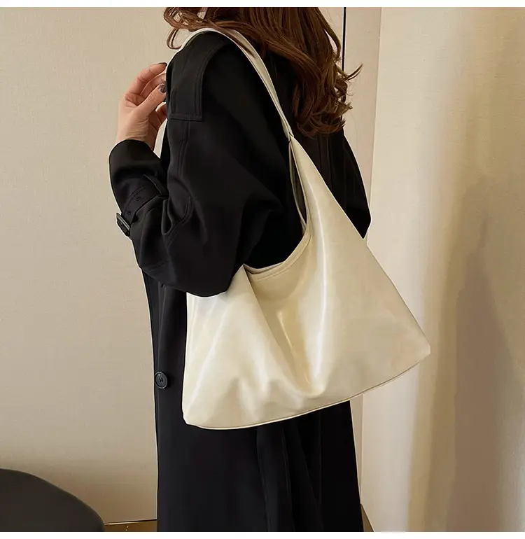 Black Korean Style Textured Shoulder Bag for Women — feature 19