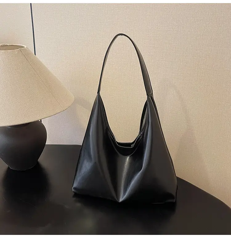 Black Korean Style Textured Shoulder Bag for Women — feature 22