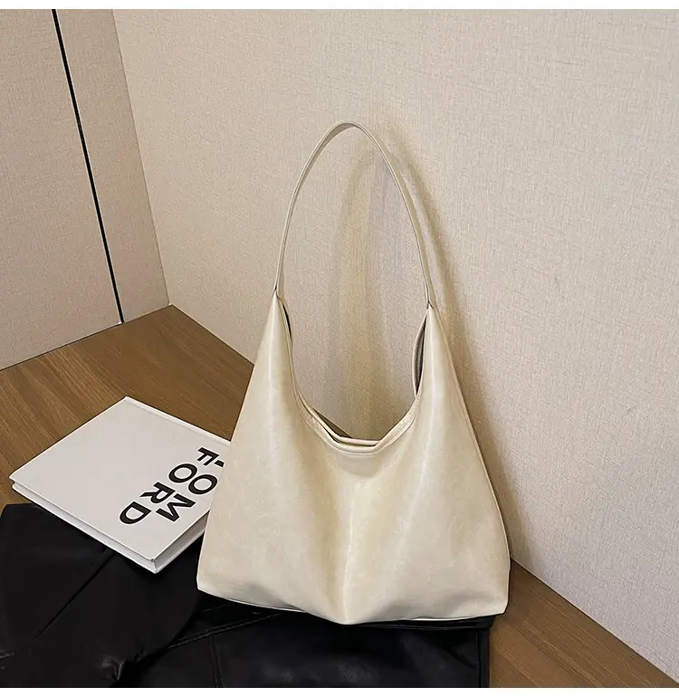Black Korean Style Textured Shoulder Bag for Women — feature 23
