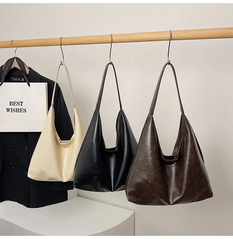 Black Korean Style Textured Shoulder Bag for Women — feature 25
