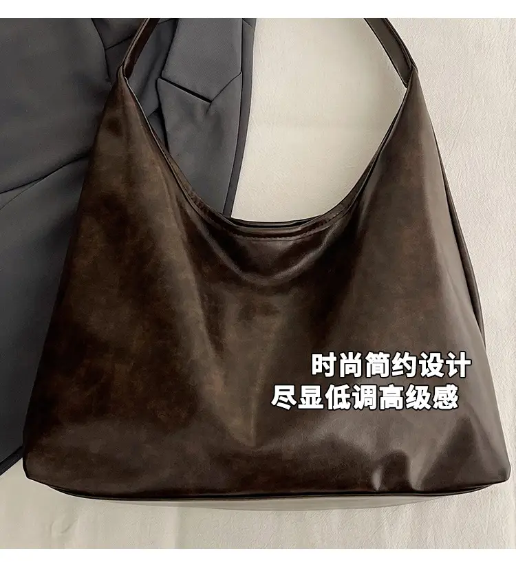 Black Korean Style Textured Shoulder Bag for Women — feature 3