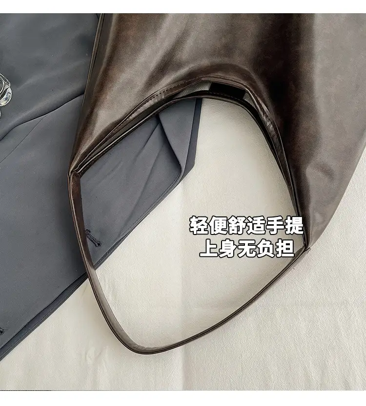 Black Korean Style Textured Shoulder Bag for Women — feature 4