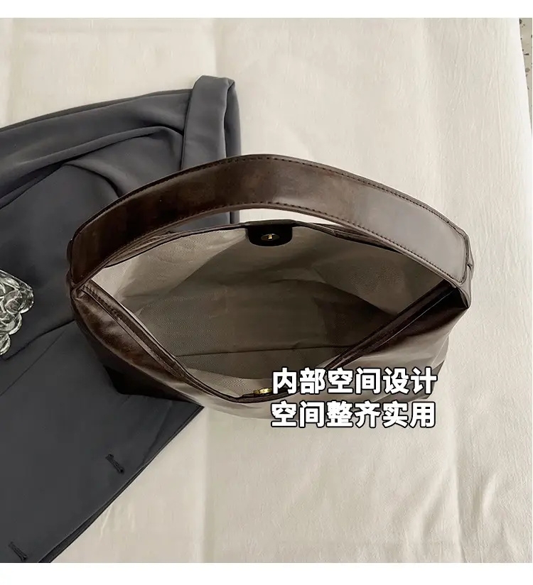 Black Korean Style Textured Shoulder Bag for Women — feature 6