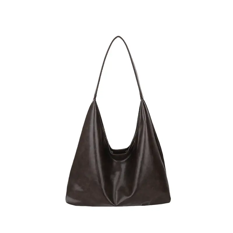 Black Korean Style Textured Shoulder Bag for Women
