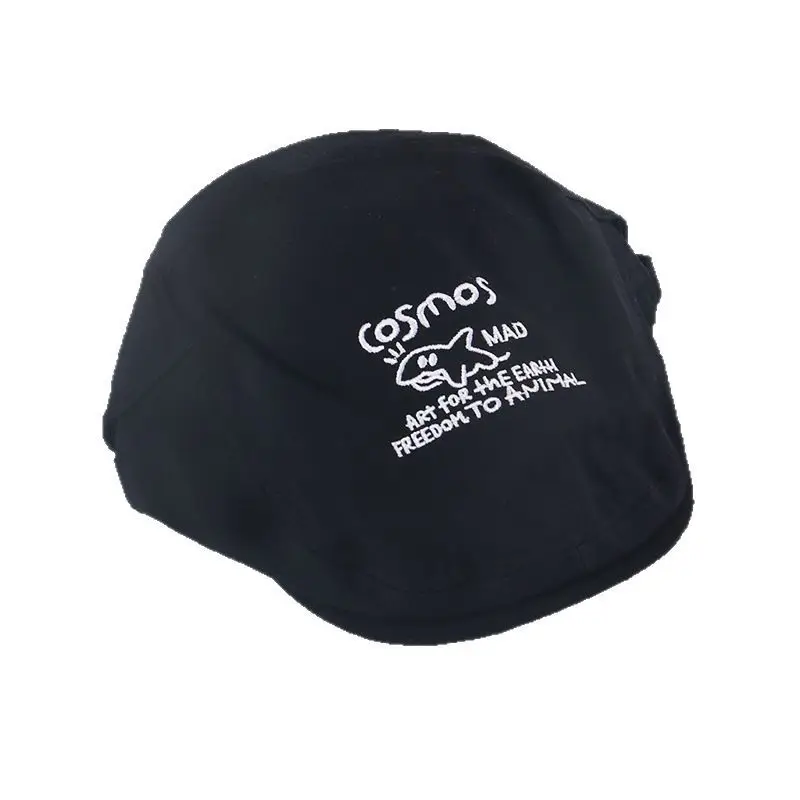 Cute Shark Embroidered Forward Cap Women Spring Summer New Korean-style Cute All-match Big Head Showface Small Cap - Image 11