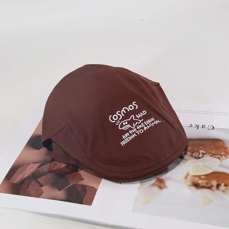 Cute Shark Embroidered Forward Cap Women Spring Summer New Korean-style Cute All-match Big Head Showface Small Cap — feature 10