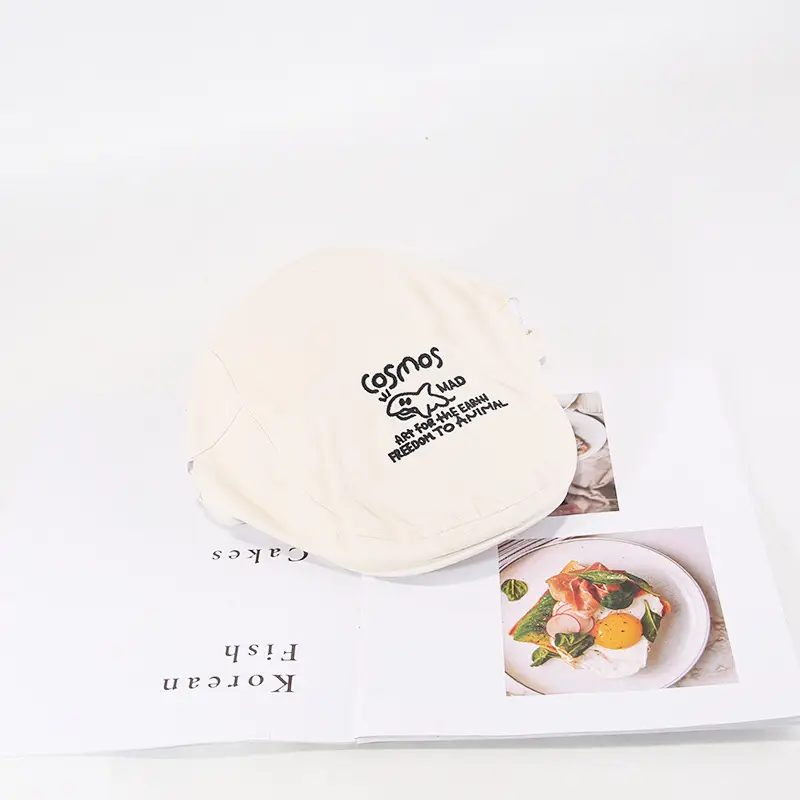 Cute Shark Embroidered Forward Cap Women Spring Summer New Korean-style Cute All-match Big Head Showface Small Cap — feature 11