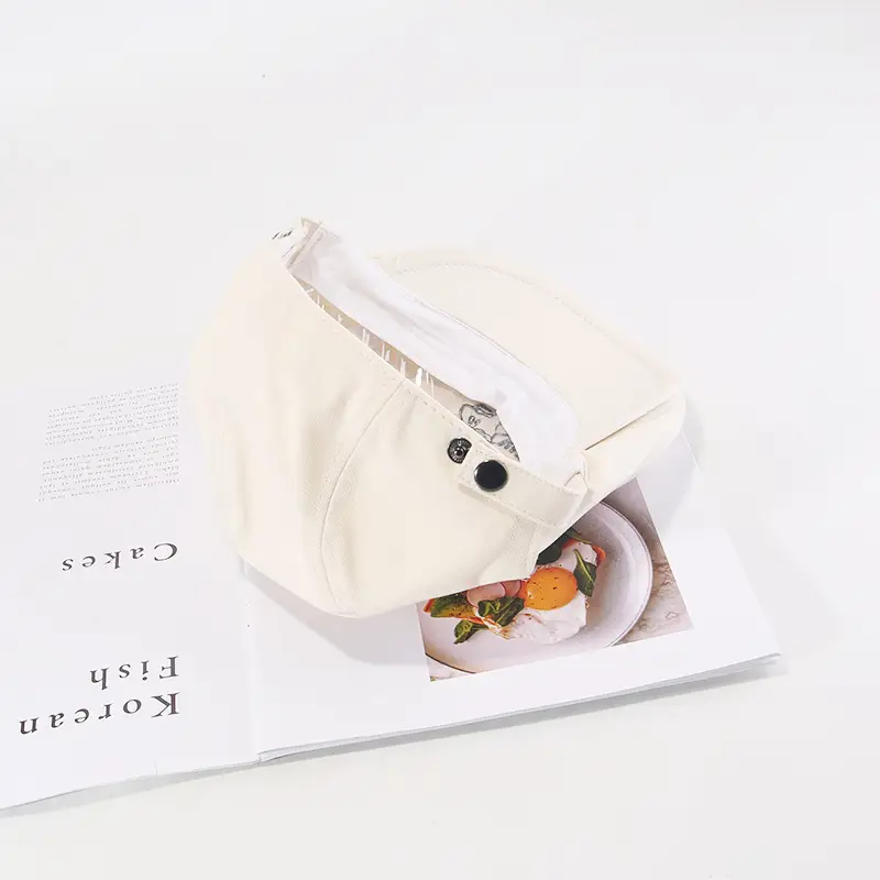 Cute Shark Embroidered Forward Cap Women Spring Summer New Korean-style Cute All-match Big Head Showface Small Cap — feature 12