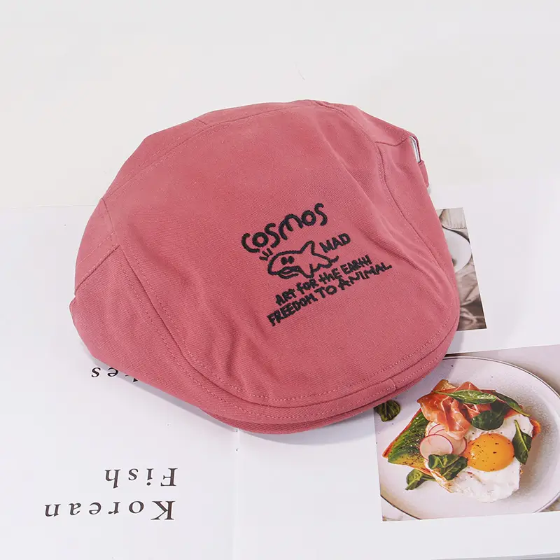 Cute Shark Embroidered Forward Cap Women Spring Summer New Korean-style Cute All-match Big Head Showface Small Cap — feature 7