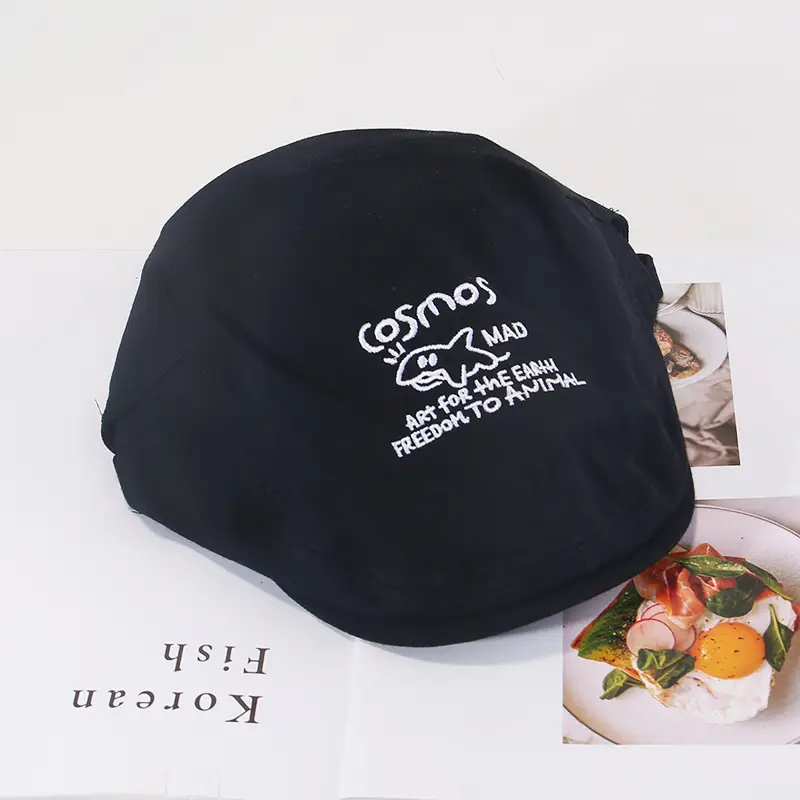 Cute Shark Embroidered Forward Cap Women Spring Summer New Korean-style Cute All-match Big Head Showface Small Cap — feature 8