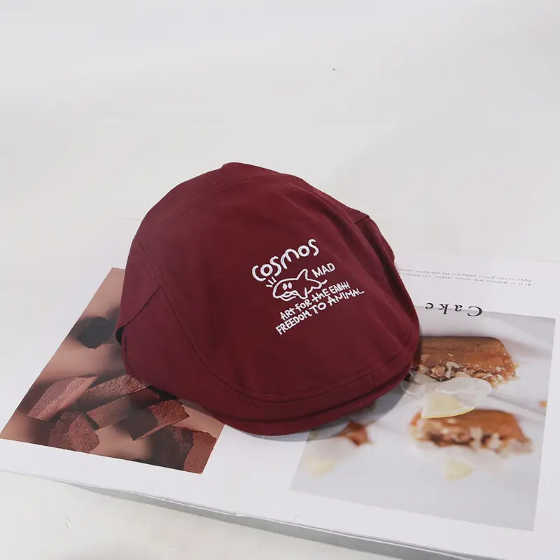 Cute Shark Embroidered Forward Cap Women Spring Summer New Korean-style Cute All-match Big Head Showface Small Cap — feature 9