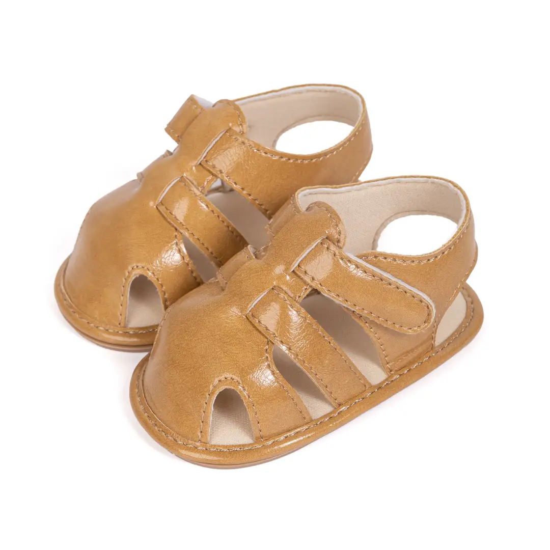 2025 Summer Breathable Baotou Baby Roman Sandals for Boys and Girls Pu Toddler Shoes Baby Shoes — feature 11