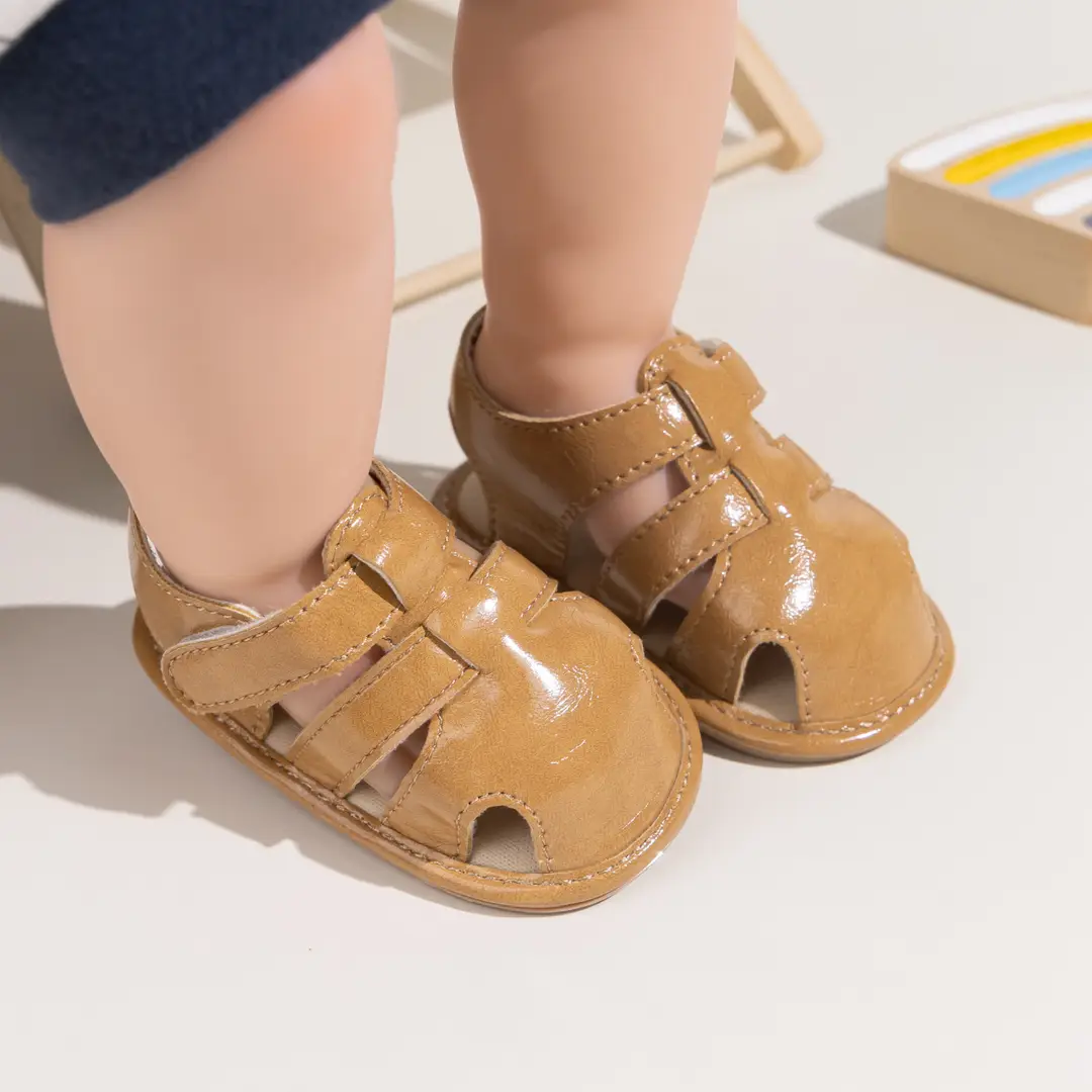 2025 Summer Breathable Baotou Baby Roman Sandals for Boys and Girls Pu Toddler Shoes Baby Shoes — feature 6