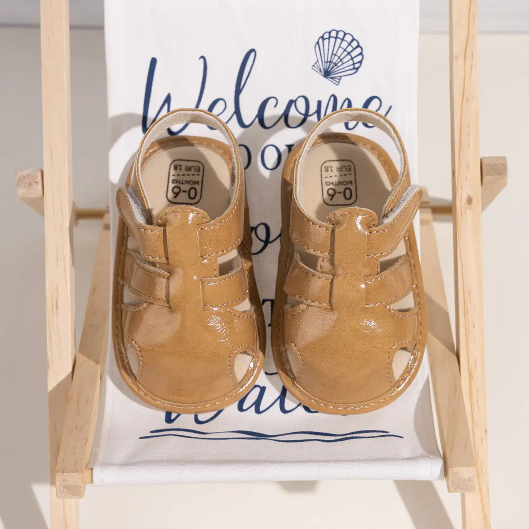 2025 Summer Breathable Baotou Baby Roman Sandals for Boys and Girls Pu Toddler Shoes Baby Shoes — feature 9