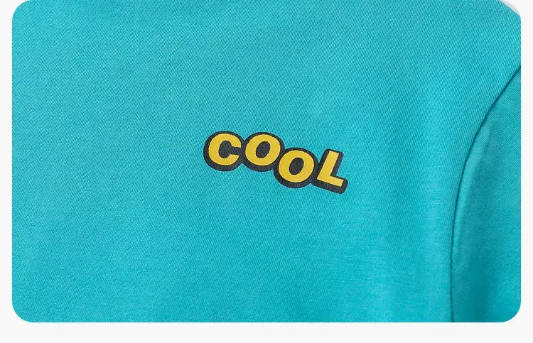 100% Cotton Baby T-Shirt Blue Summer Boys' Short Sleeve Top — feature 26
