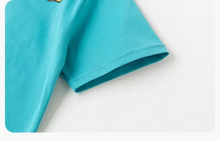 100% Cotton Baby T-Shirt Blue Summer Boys' Short Sleeve Top — feature 27