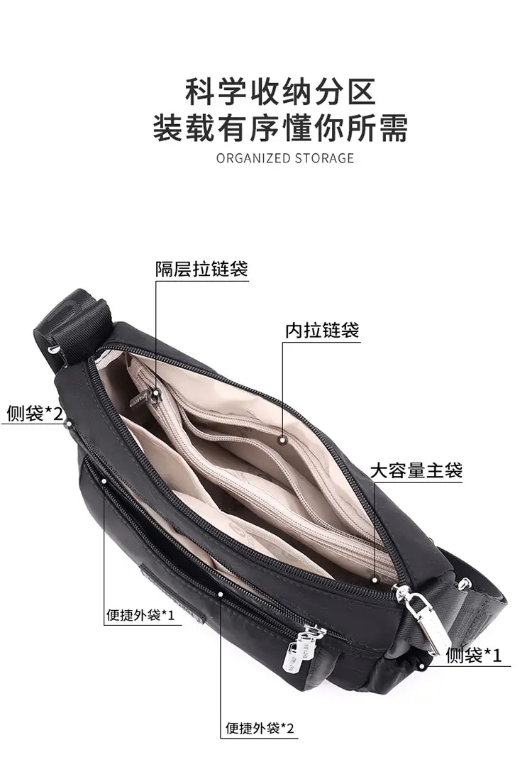 Lightweight Crossbody Bag for Women with 5 Colors — feature 7