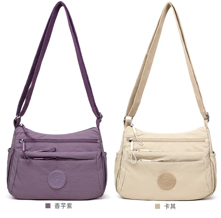 Gray Multi-Compartment Crossbody Bag for Women — feature 23