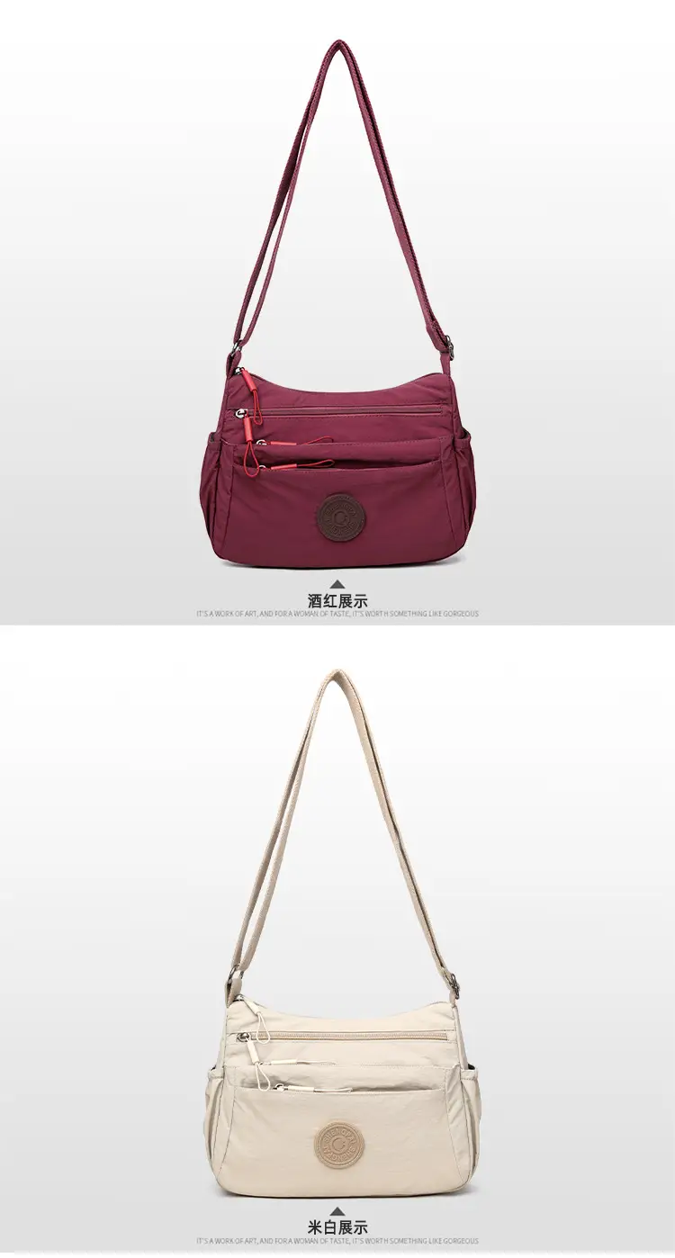 Gray Multi-Compartment Crossbody Bag for Women — feature 25