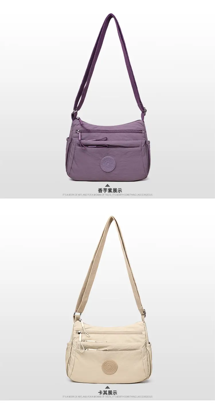 Gray Multi-Compartment Crossbody Bag for Women — feature 26