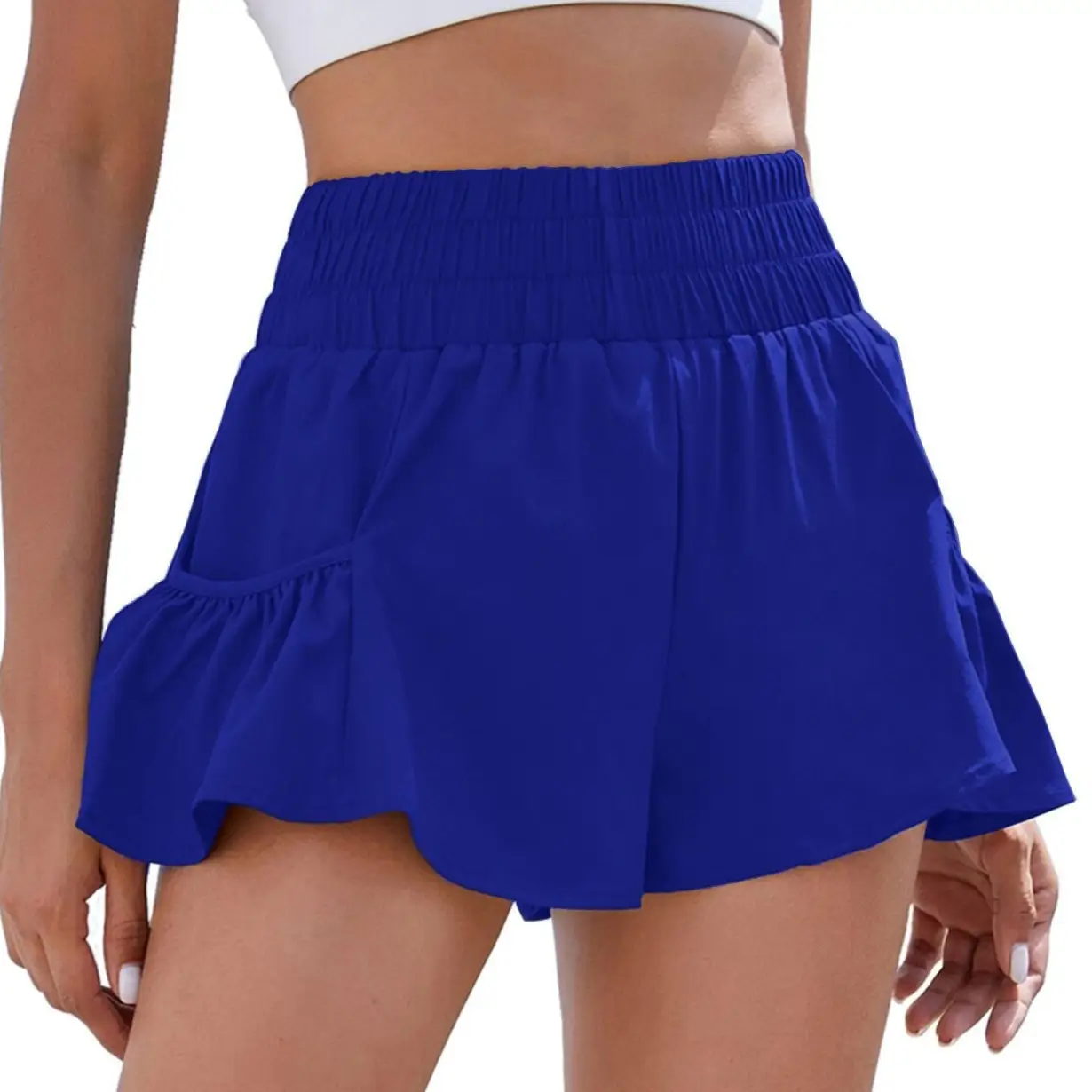 Women Polyester Quick Dry Shorts Grey 2025 - Image 13