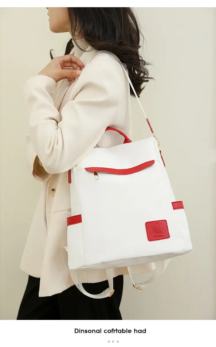 Women's Black Korean Style Dual-Use Backpack 2025 — feature 17