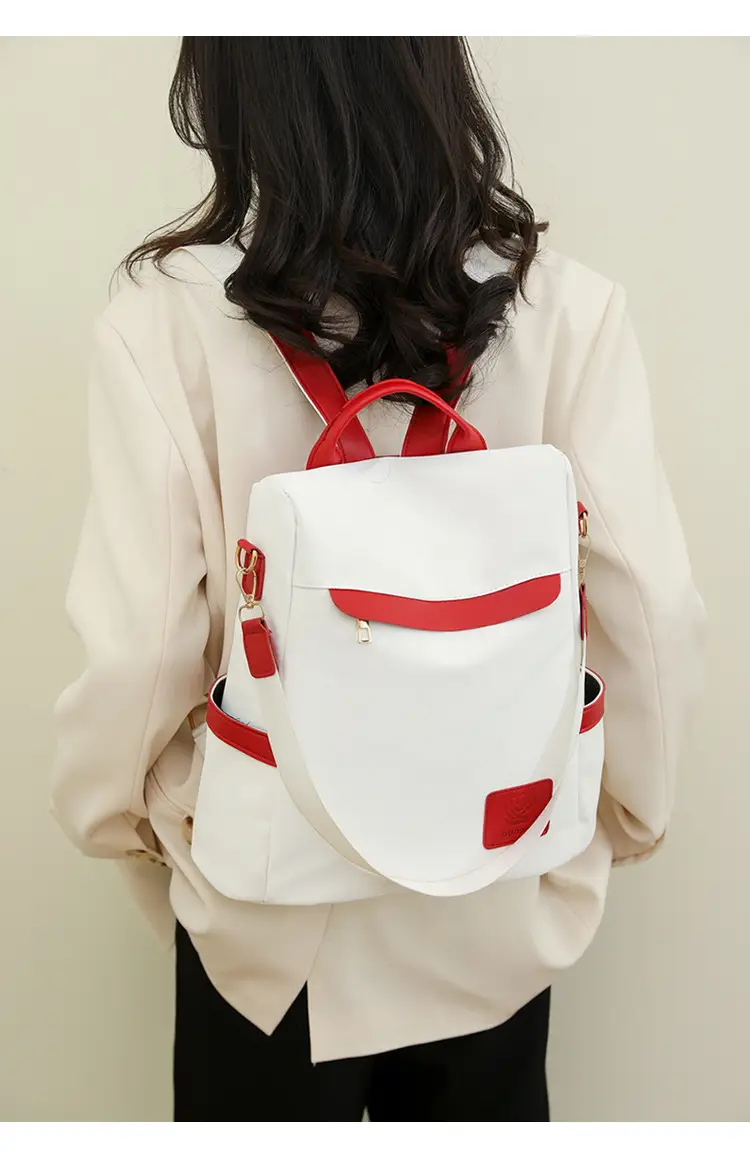 Women's Black Korean Style Dual-Use Backpack 2025 — feature 18