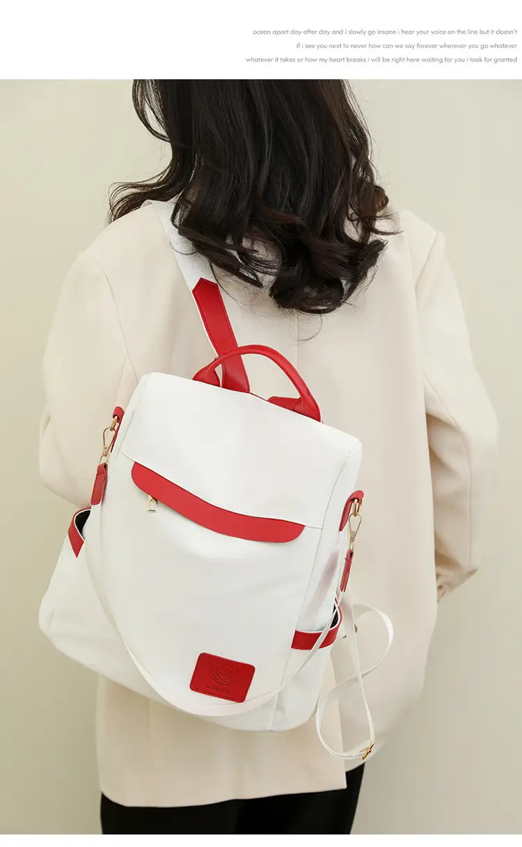 Women's Black Korean Style Dual-Use Backpack 2025 — feature 19
