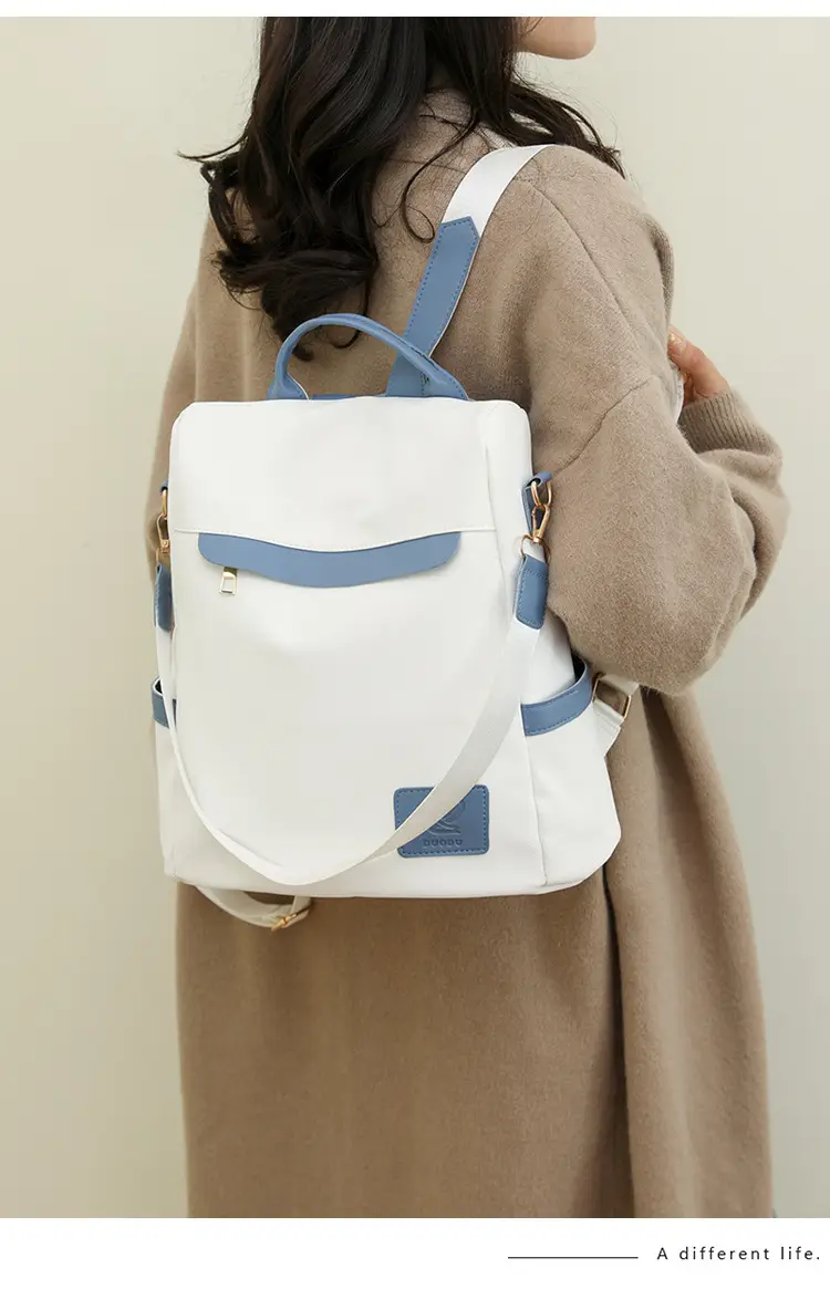 Women's Black Korean Style Dual-Use Backpack 2025 — feature 20
