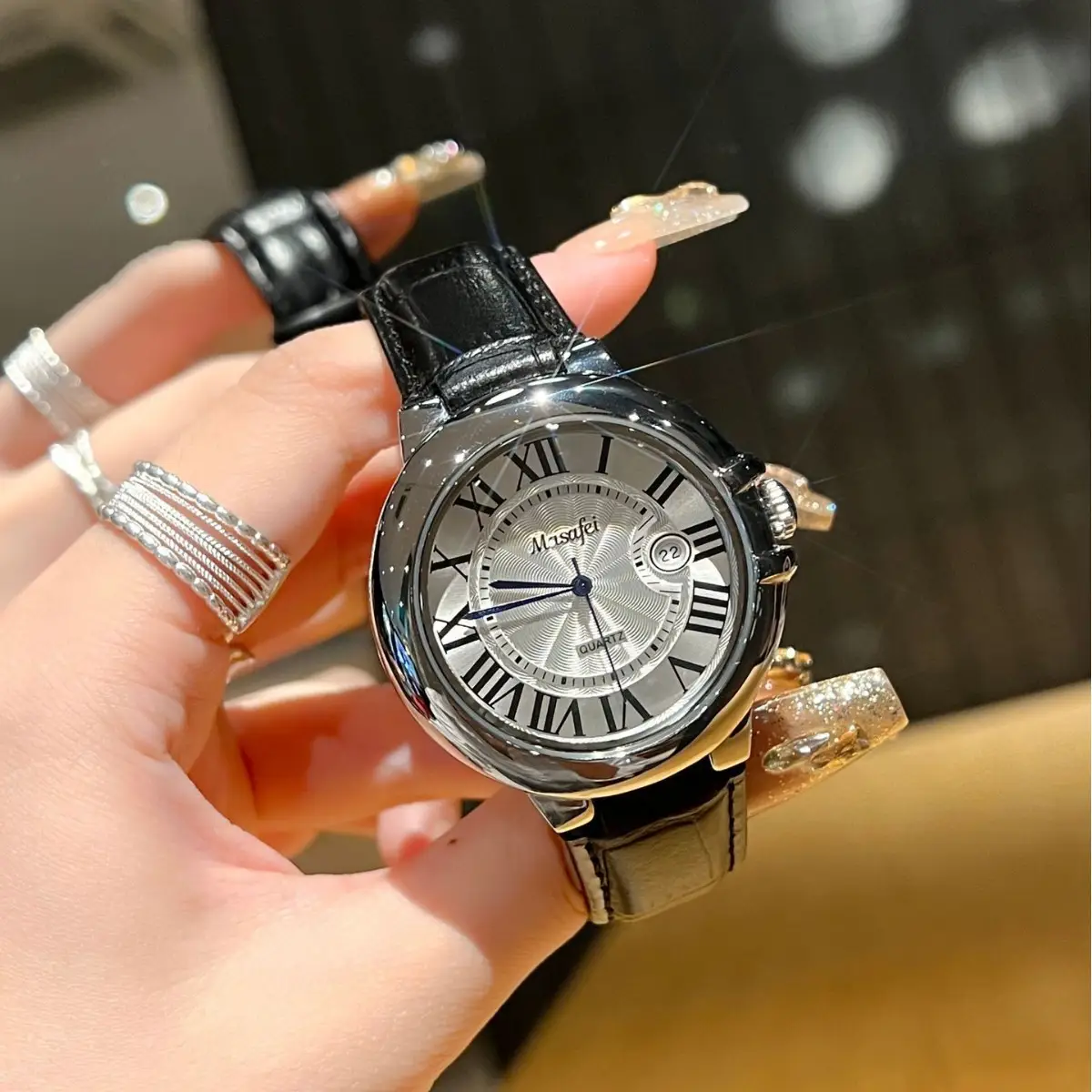 Korean Style Waterproof Calendar Watch for Men Women - Image 6
