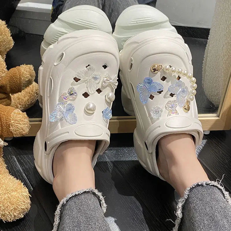 Women's Clogs with Thick Soles for Outdoor Wear, 2025 New Model, Beach Trendy, Ultra-Comfortable, Non-Slip, Closed-Toe Sandals for Women - Image 5
