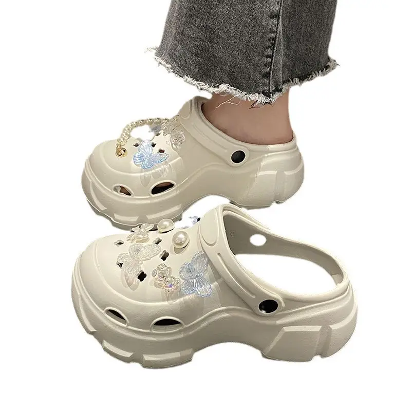Women's Clogs with Thick Soles for Outdoor Wear, 2025 New Model, Beach Trendy, Ultra-Comfortable, Non-Slip, Closed-Toe Sandals for Women - Image 7