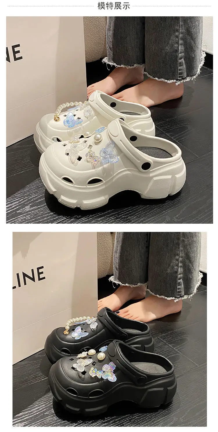 Women's Clogs with Thick Soles for Outdoor Wear, 2025 New Model, Beach Trendy, Ultra-Comfortable, Non-Slip, Closed-Toe Sandals for Women — feature 11