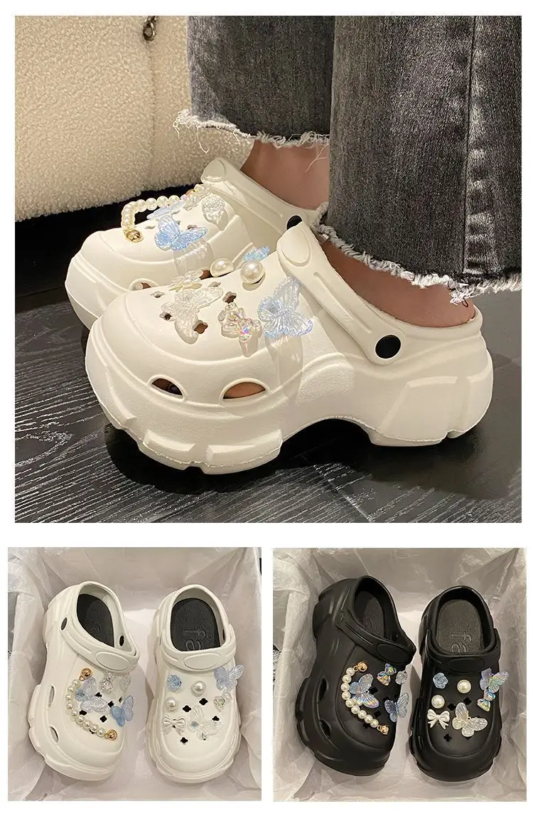 Women's Clogs with Thick Soles for Outdoor Wear, 2025 New Model, Beach Trendy, Ultra-Comfortable, Non-Slip, Closed-Toe Sandals for Women — feature 13