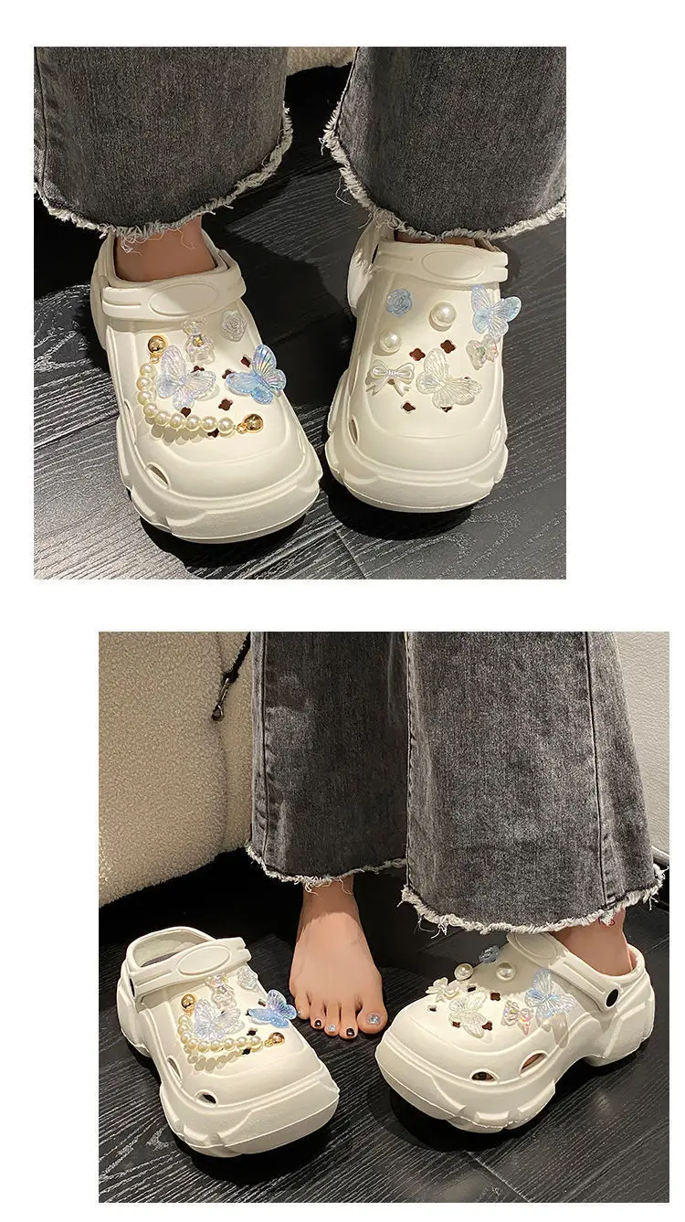Women's Clogs with Thick Soles for Outdoor Wear, 2025 New Model, Beach Trendy, Ultra-Comfortable, Non-Slip, Closed-Toe Sandals for Women — feature 14
