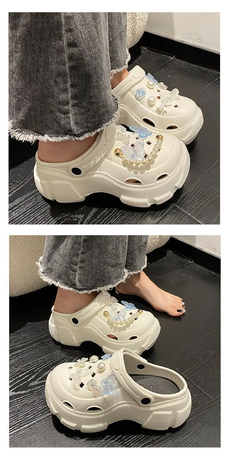 Women's Clogs with Thick Soles for Outdoor Wear, 2025 New Model, Beach Trendy, Ultra-Comfortable, Non-Slip, Closed-Toe Sandals for Women — feature 15