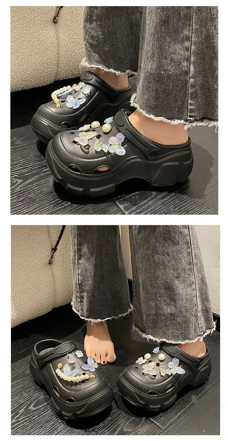Women's Clogs with Thick Soles for Outdoor Wear, 2025 New Model, Beach Trendy, Ultra-Comfortable, Non-Slip, Closed-Toe Sandals for Women — feature 16