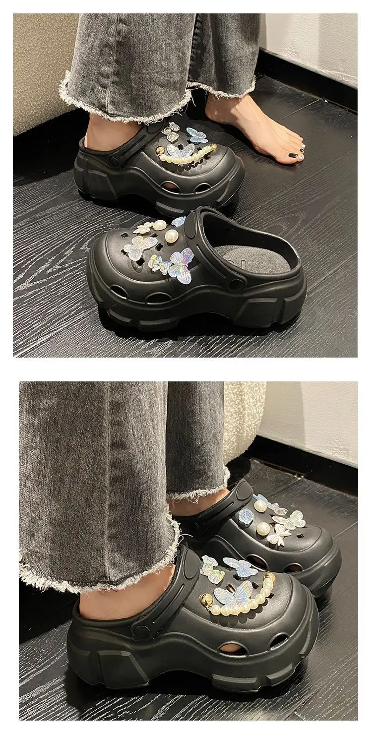 Women's Clogs with Thick Soles for Outdoor Wear, 2025 New Model, Beach Trendy, Ultra-Comfortable, Non-Slip, Closed-Toe Sandals for Women — feature 17
