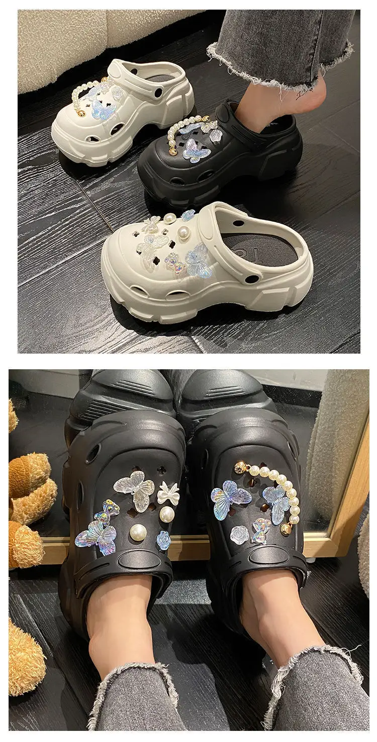 Women's Clogs with Thick Soles for Outdoor Wear, 2025 New Model, Beach Trendy, Ultra-Comfortable, Non-Slip, Closed-Toe Sandals for Women — feature 18