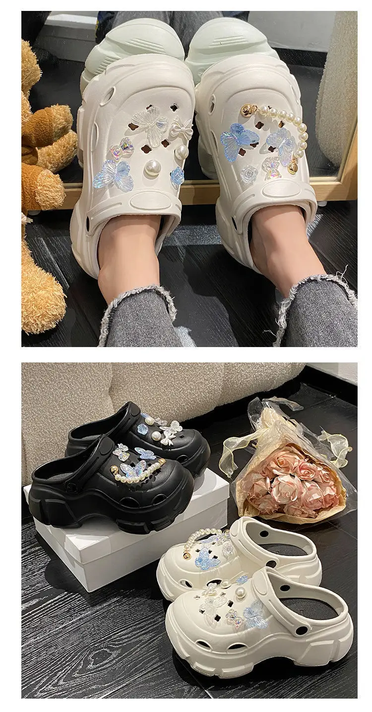 Women's Clogs with Thick Soles for Outdoor Wear, 2025 New Model, Beach Trendy, Ultra-Comfortable, Non-Slip, Closed-Toe Sandals for Women — feature 19