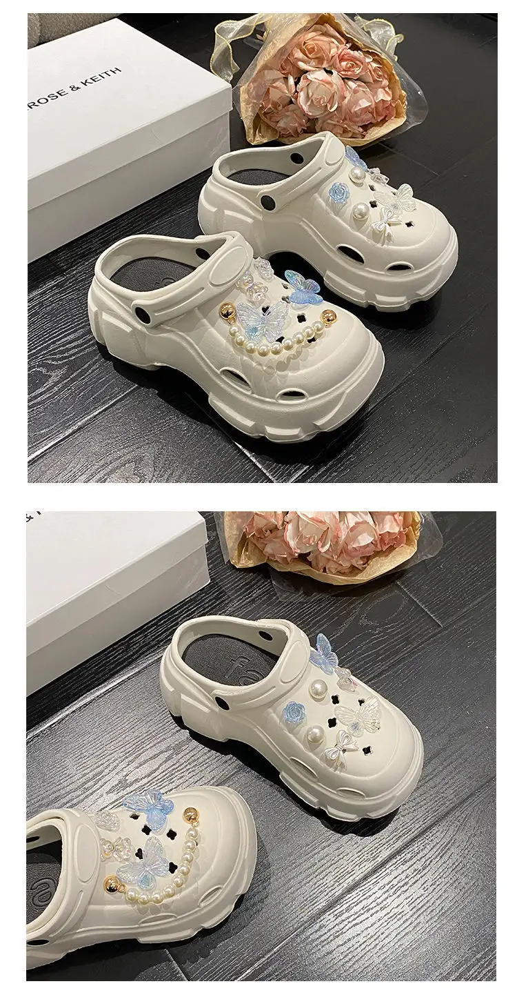 Women's Clogs with Thick Soles for Outdoor Wear, 2025 New Model, Beach Trendy, Ultra-Comfortable, Non-Slip, Closed-Toe Sandals for Women — feature 22