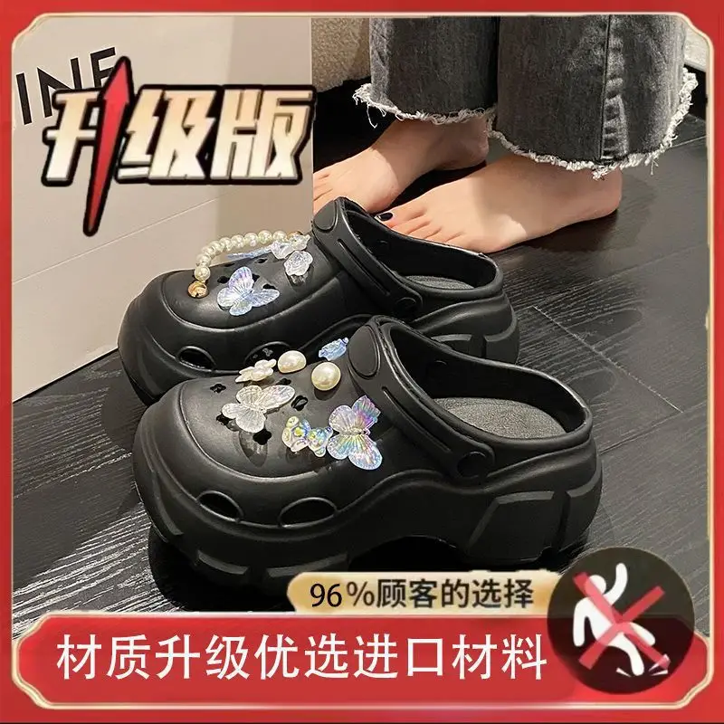 Women's Clogs with Thick Soles for Outdoor Wear, 2025 New Model, Beach Trendy, Ultra-Comfortable, Non-Slip, Closed-Toe Sandals for Women - Image 2