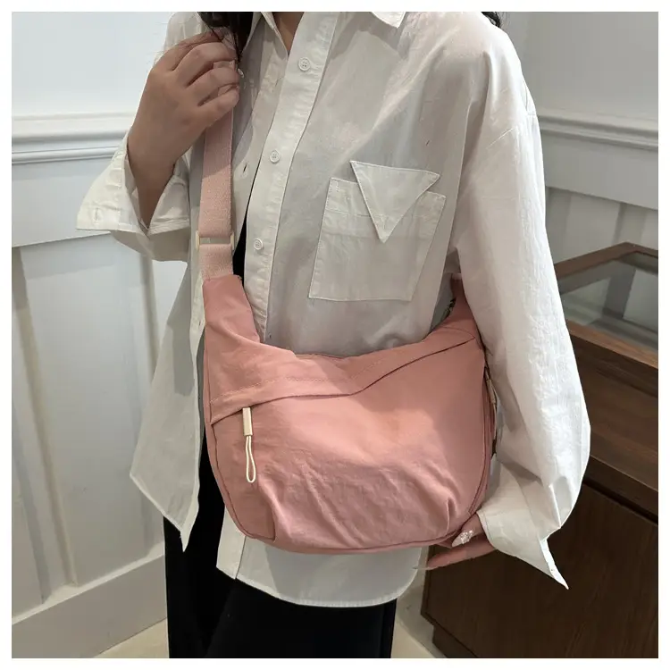 Pink Crossbody Bag for Women, 2025 New Arrival, Lightweight, Casual Design — feature 13