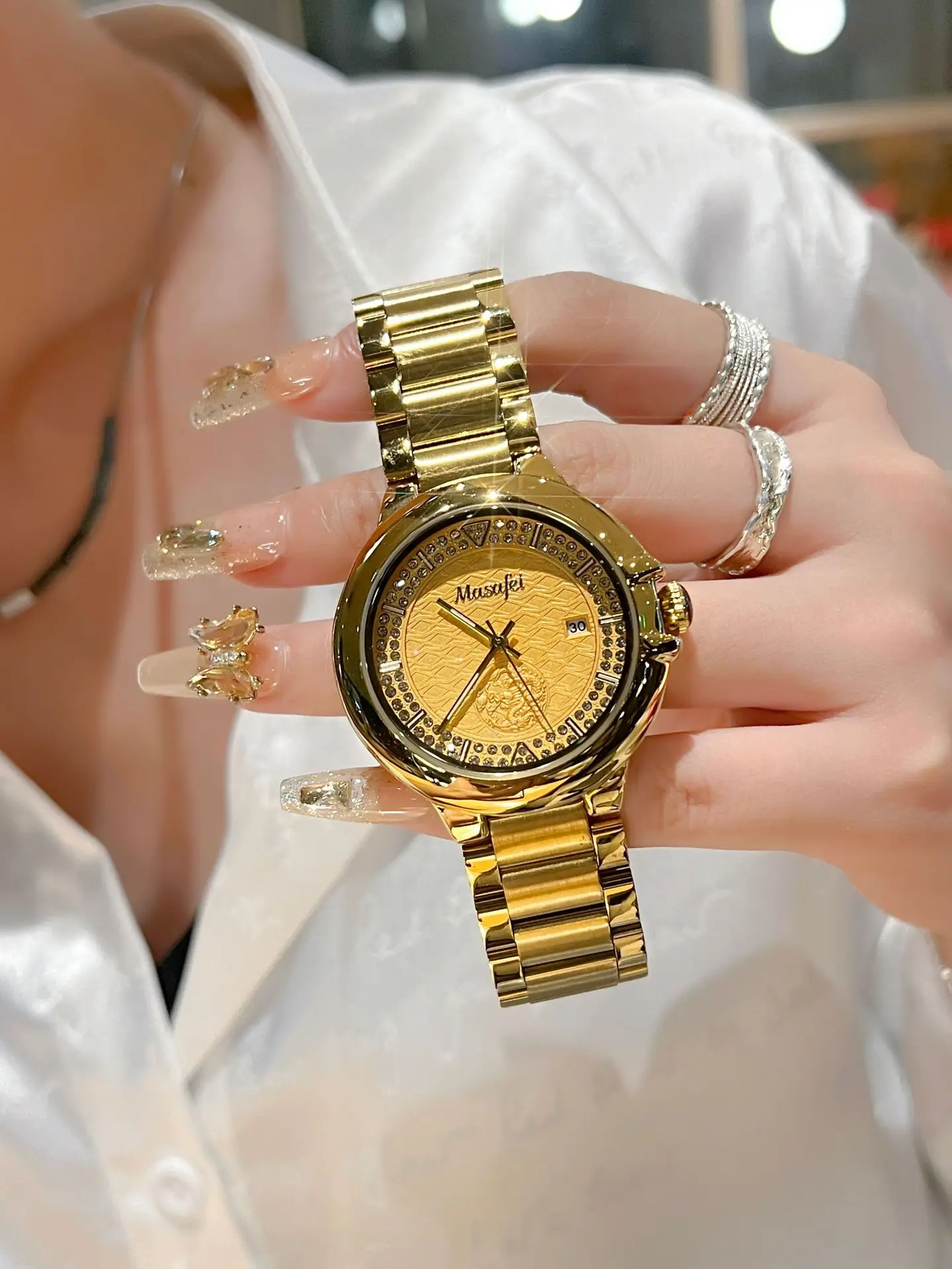 Golden Dragon Balloon Watch for Men — feature 2