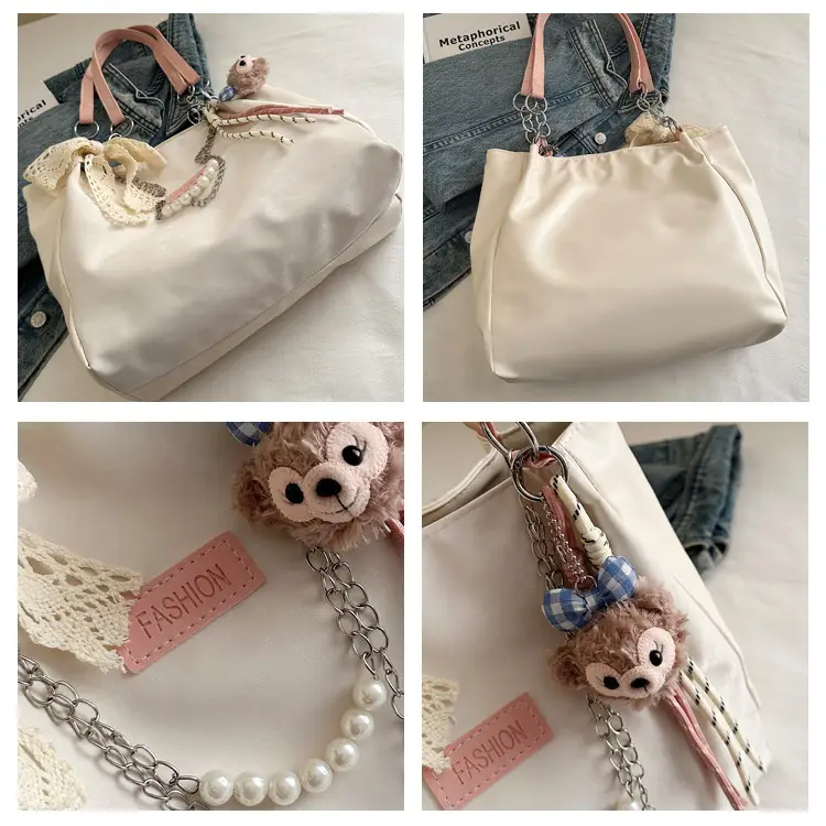 Splicing Large Capacity Chain Bag for College Students — feature 8