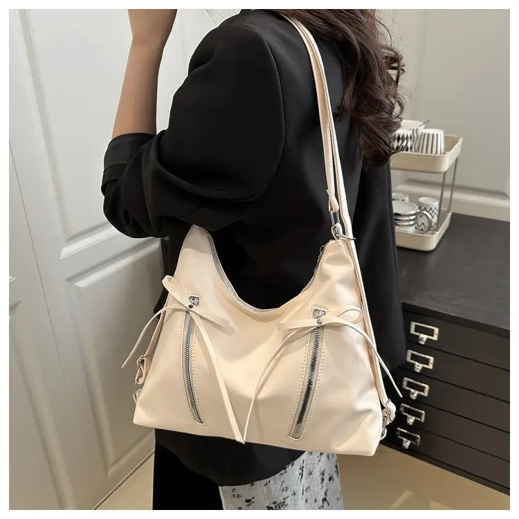 Women's Light Blue Korean Style Shoulder Crossbody Tote Bag — feature 11