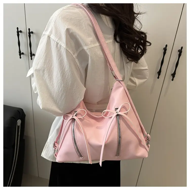 Women's Light Blue Korean Style Shoulder Crossbody Tote Bag — feature 13