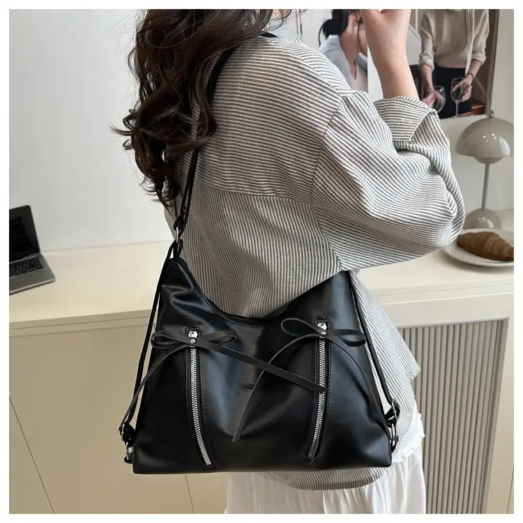 Women's Light Blue Korean Style Shoulder Crossbody Tote Bag — feature 16