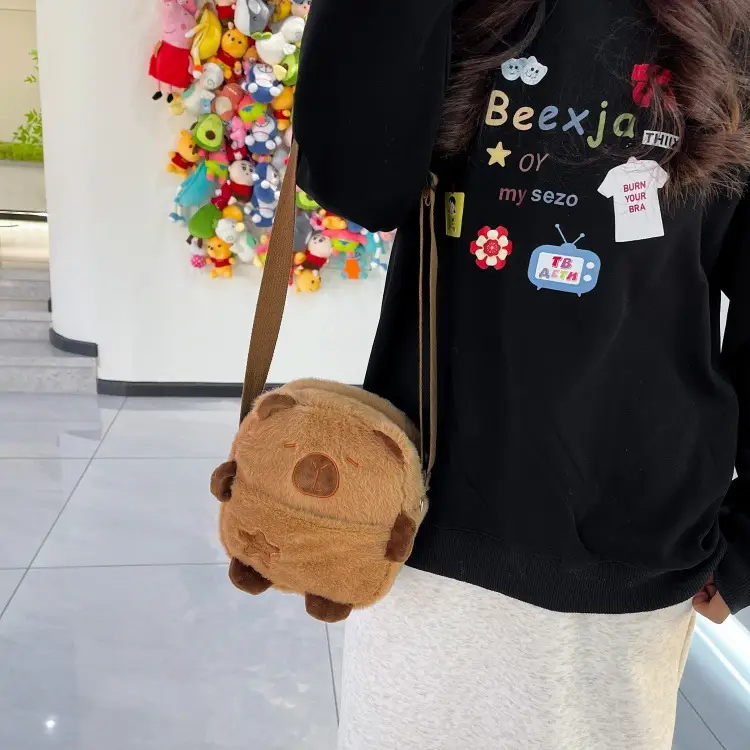 Cute Bear Plush Shoulder Bag for Girls Kids — feature 13